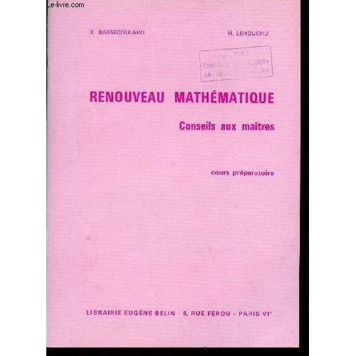 Renouveau Mathematique / Conseil Aux Maitres / Cours Preparatoire. on Productcaster.