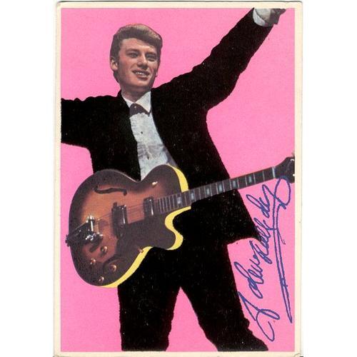 Carte Postale Rare De Johnny Hallyday Annees 60 on Productcaster.