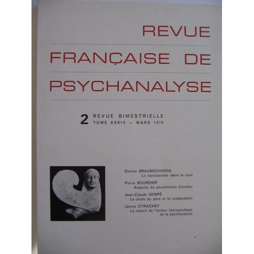 Revue Française De Psychanalyse N°2 Tome Xxxiv Mars 1970 on Productcaster.