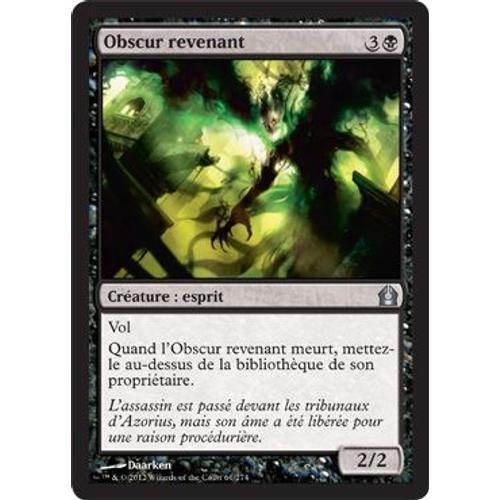 Obscur Revenant (Dark Revenant) U Vf Mtg Magic Retour Ravnica on Productcaster.