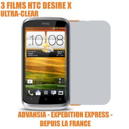 3 Films Protection Ecran Telephone Htc Desire X on Productcaster.