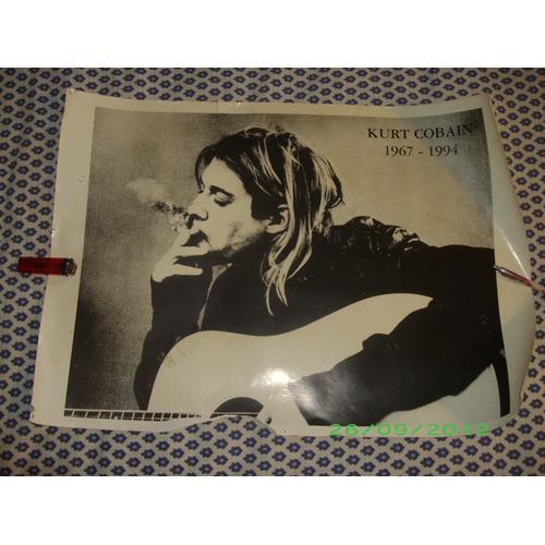 Nirvana Poster Kurt Cobain 45x64 on Productcaster.