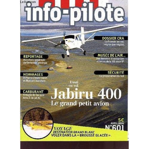 Info Pilote / N°601 - Avril 2006 / Dossier Cra : La France En Vol, ... on Productcaster.