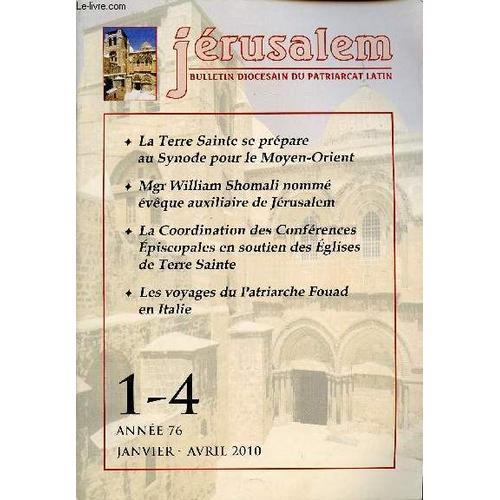 Jerusalem / Bulletin Diocesain Du Patriarcat Latin / N°1 - 4 / Anne... on Productcaster.