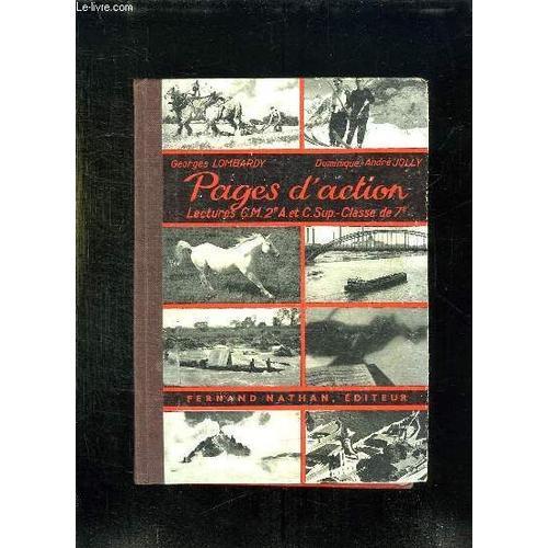 Pages D Action. Lectures Cours Moyen Et Superieur. Classe De 7e. on Productcaster.