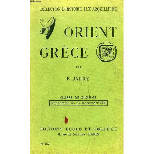 Orient Et Grece, Classe De 6e on Productcaster.