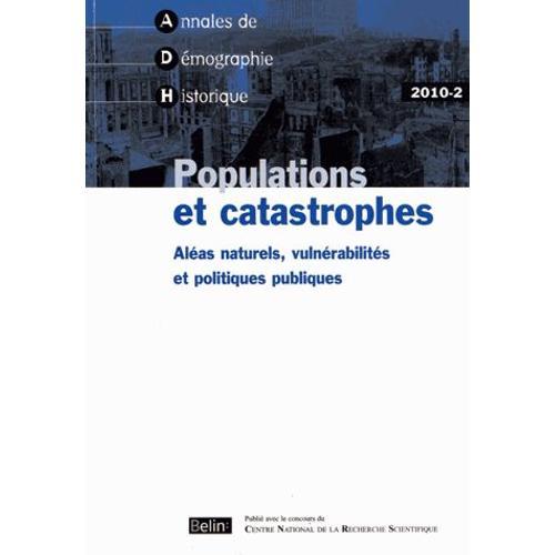 Annales De Démographie Historique N° 2/2010 - Populations Et Catast... on Productcaster.