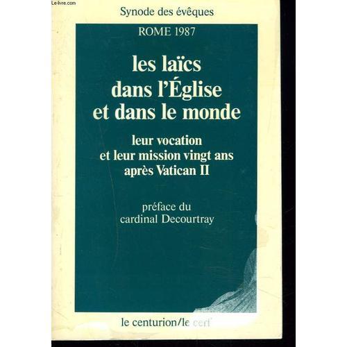 Rome 1987 - Les Laïcs Dans L'eglise Et Dans Le Monde - Leur Vocatio... on Productcaster.