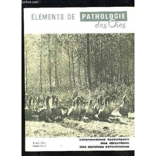 Elements De Pathologie Des Oies - Bulletin N°11 on Productcaster.