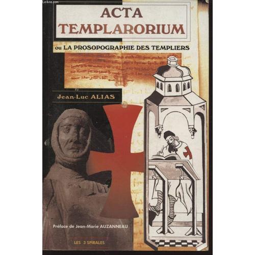 Acta Templarorium Ou La Prosopographie Des Templiers on Productcaster.