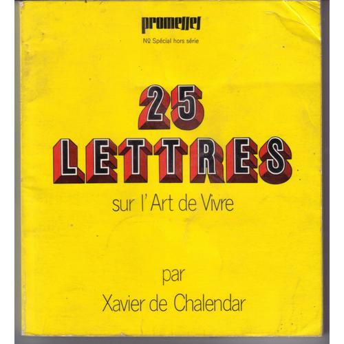 25 Lettres Sur L' Art De Vivre. on Productcaster.