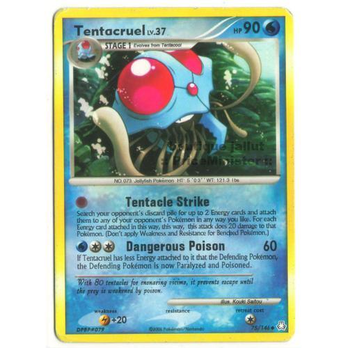 Pokemon - Carte Tentacruel - Lv.37 Hp90 75/146 on Productcaster.