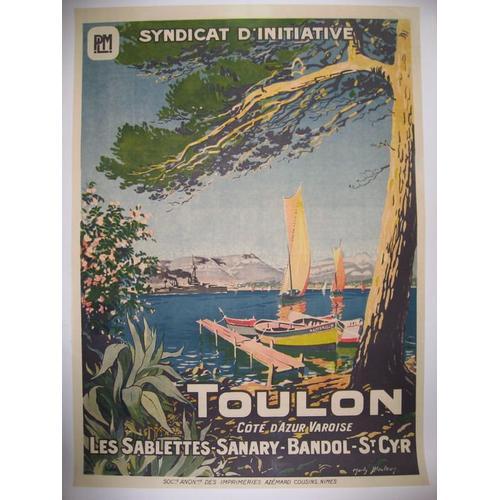 Toulon Affiche on Productcaster.