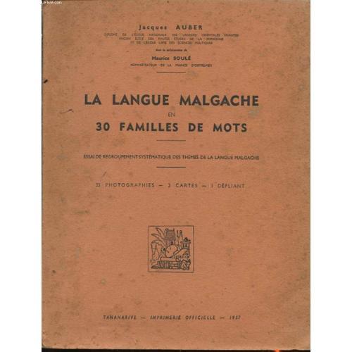 La Langue Malagache En 30 Familles De Mots on Productcaster.