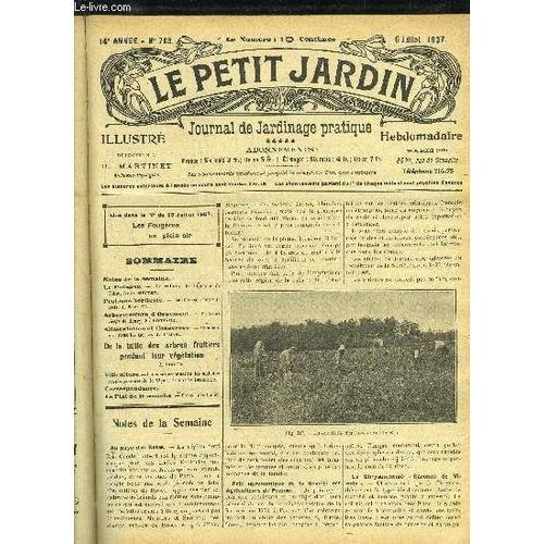 Le Petit Jardin Illustre N° 713 - Notes De La Semaine.+ *Le Potager... on Productcaster.