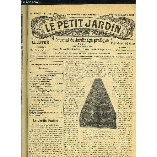 Le Petit Jardin Illustre N° 775 - Le Jardin Fruitier. ¿ Formation D... on Productcaster.