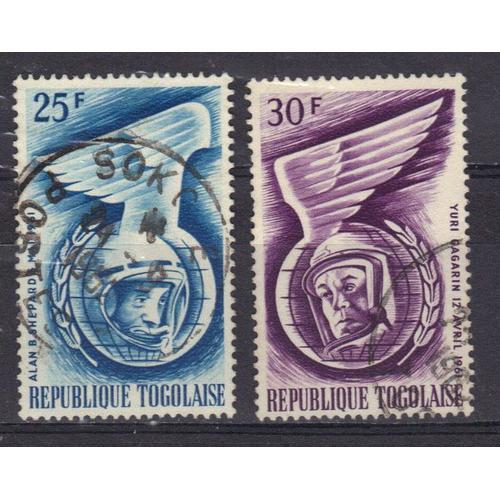 Togo 1962 : Conquête De L'espace - Série De 2 Timbres Oblitérés on Productcaster.