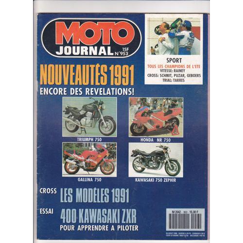 Moto Journal N° 953 : Triumph 750; Honda Nr 750; Gallina 750; Kawa... on Productcaster.