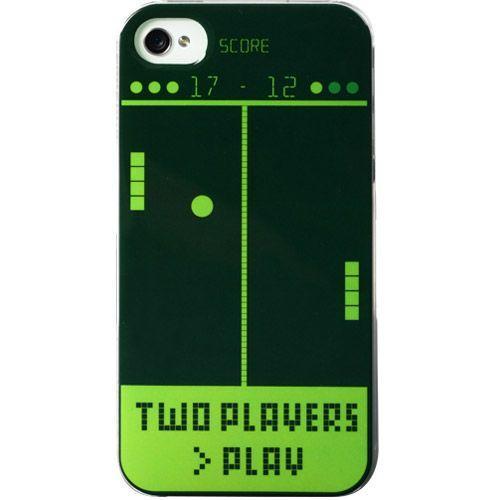 Coque Pixel Art Ping Pong Noire Et Verte Pour Iphone 4 Et 4s on Productcaster.