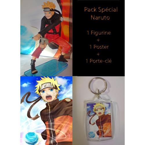 Pack Figurine Naruto Shippuden ( Figurine 15 Cm + Poster + Porte-C... on Productcaster.