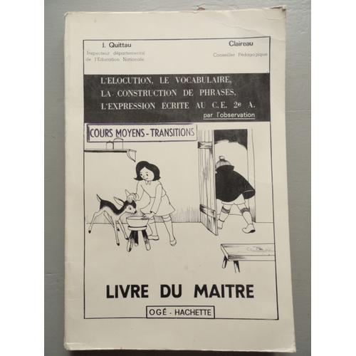 L'élocution Le Vocabulaire La Construction De Phrases L'expression ... on Productcaster.