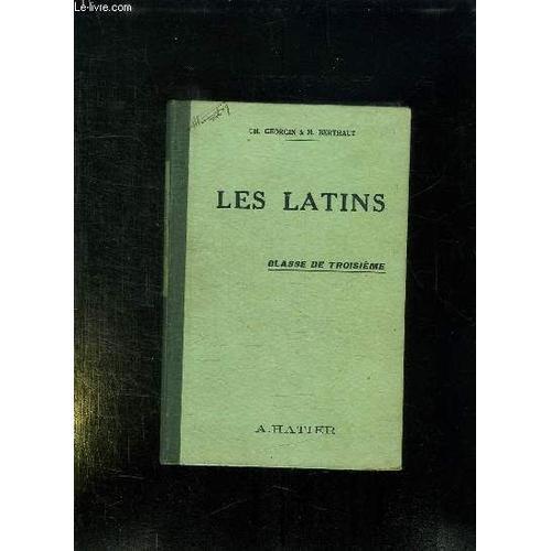 Les Latins. Pages Principales Des Auteurs Du Programme. Classe De T... on Productcaster.