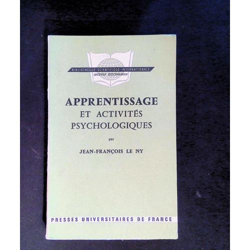 Apprentissage Et Activités Psychologiques on Productcaster.