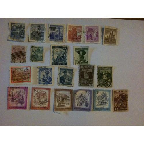 Lot De 21 Timbres Divers Autriche on Productcaster.