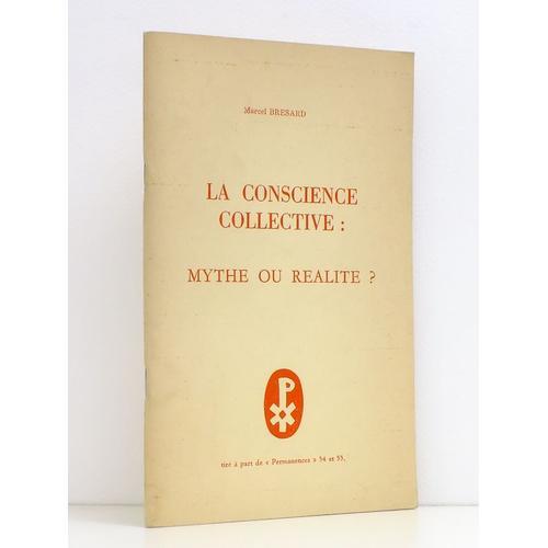 La Conscience Collective : Mythe Ou Réalité ? Tiré À Part De Perma... on Productcaster.