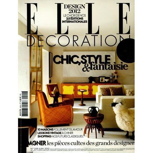 Elle Décoration 209 : Chic Style & Fantaisie on Productcaster.