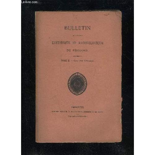 Bulletin De La Societe Historique Et Archeologique Du Perigord - To... on Productcaster.