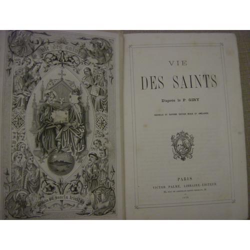 Vie Des Saints D'apres Le P. Giry on Productcaster.