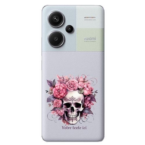 Coque Pour Redmi Note 13 Pro Plus 5g Tete De Mort Floral on Productcaster.