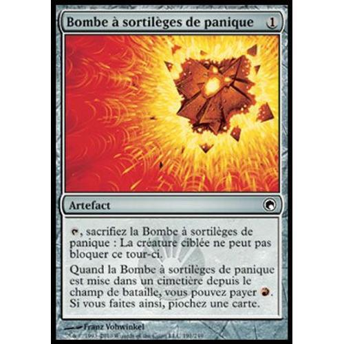 Mtg - Bombe À Sortilèges De Panique Cicatrices De Mirrodin X4 on Productcaster.