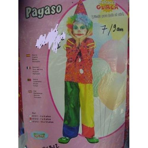 Costume Enfant Clown 7/9 Ans on Productcaster.