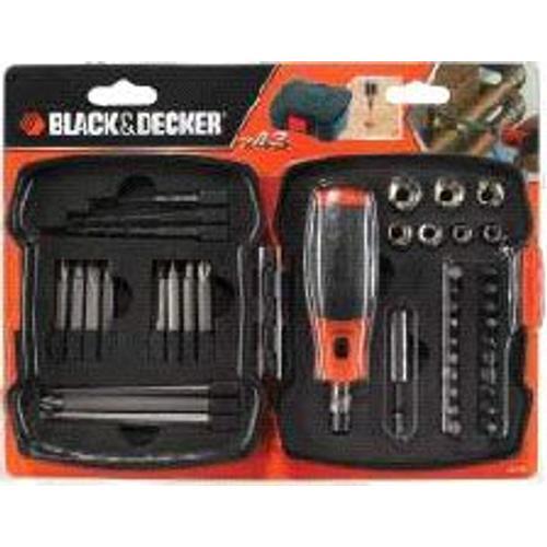 Black & Decker Set Tournevis à cliquet 43 pcs A7175-XJ on Productcaster.