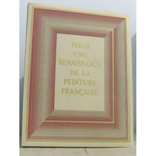 Pour Une Renaissance De La Peinture Française on Productcaster.