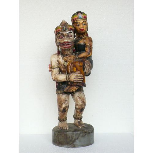 Statuette Indonesienne (Hanuman Dieu Singe) on Productcaster.