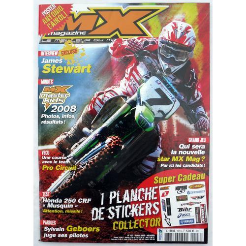 Mx Magazine - Le Meilleur Du Motocross - N° 127 - Aout 2008. on Productcaster.