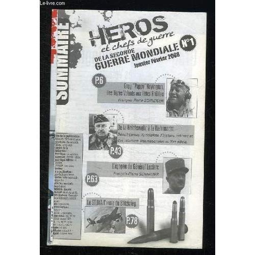 Heros Et Chefs De La Seconde Guerre Mondiale N° 1 Janvier Fevrier 2... on Productcaster.