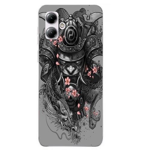 Coque Pour Moto G14 Samourai Fleur Cerisier Dragon on Productcaster.