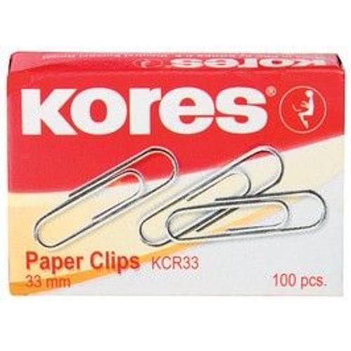 Kores trombonnes, en m¿tal, 50 mm, contenu: 100 pieces on Productcaster.