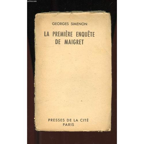 La Premiere Enquete De Maigret (1913) on Productcaster.