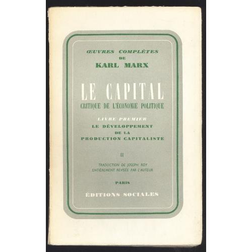 Le Capital Livre Premier Tome 2 on Productcaster.