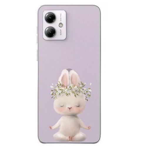 Coque Pour Moto G54 5g Lapin Yoga Zen on Productcaster.