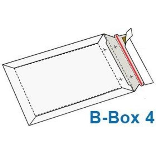 Enveloppe Carton B-Box 4 Blanc Format 250x353 Mm - Lot De 10 on Productcaster.