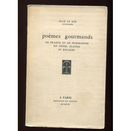 Poèmes Gourmands De France Et De Normandie, En Cotes, Pleines Et Bo... on Productcaster.