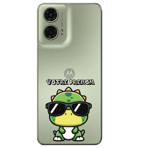 Coque Pour Moto G73 5g Dinosaure Lunettes Personnalise on Productcaster.