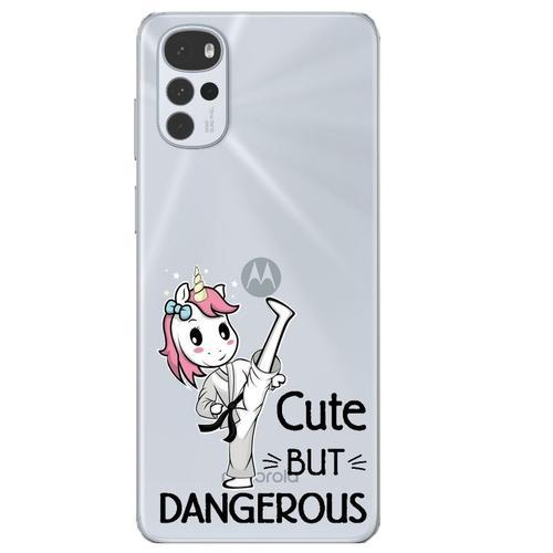 Coque Pour Moto G22 Licorne Danger Karate on Productcaster.