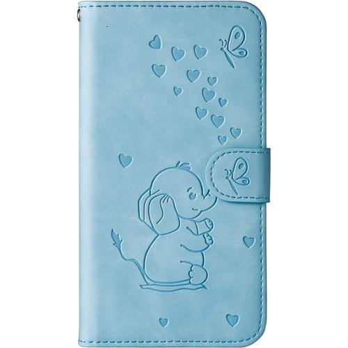 Coque Samsung Galaxy A20s, Cute Bebe Elephant Housse Etui En Cuir P... on Productcaster.